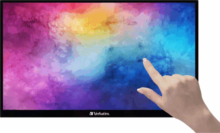 Verbatim 15,6" PMT-15 Hordozható Érintőképernyős Monitor