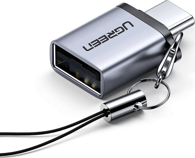 Ugreen US270 USB 3.0 anya - USB Type-C apa Adapter - Szürke