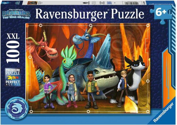 Ravensburger Sárkányok: A 9 világ - 100 darabos puzzle