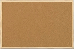 Bi-Office P8120-0151 Fakeretes parafatábla 40x60cm - Barna