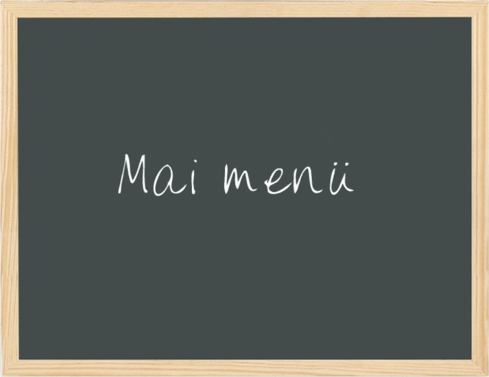 Bi-Office P8170-0111 Fakeretes krétatábla 40x60cm - Fekete