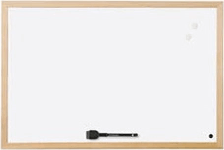 Bi-Office P8110-0140 Fakeretes mágnestábla 30x40cm - Fehér