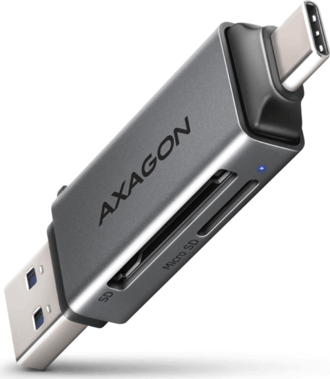Axagon CRE-DAC Multi USB-A/USB-C 3.0 Külső kártyaolvasó Axagon CRE-DAC Multi USB-A/USB-C 3.0 Külső kártyaolvasó