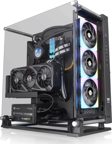 Thermaltake Core P3 TG Pro Számítógépház - Fekete