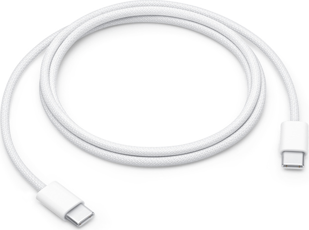 Apple USB-C apa - USB-C apa 3.2 Adat és töltő kábel - Fehér (1m)