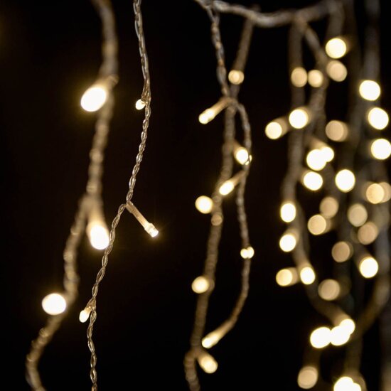 Dekortrend KAT 201 Crystalline Kül-/Beltéri LED fényfüzér 3m - Meleg fehér