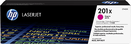 HP CF403X (201X) magenta nagykapcítású toner HP CF403X (201X) magenta nagykapcítású toner
