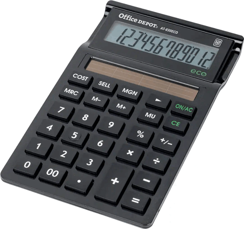 Office Depot AT-830ECO Asztali számológép Office Depot AT-830ECO Asztali számológép