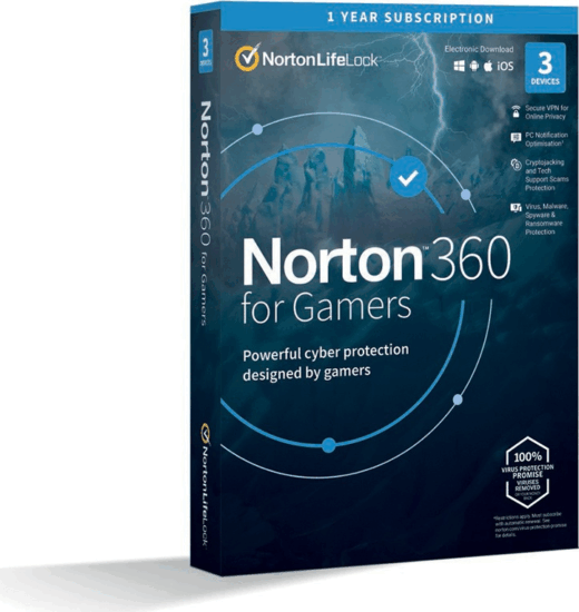 Norton 360 for Gamers HUN vírusirtó szoftver (3 PC / 1 év)