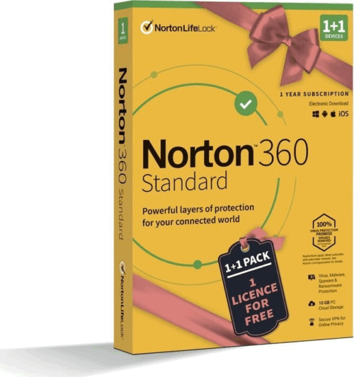 Norton 360 Standard HUN vírusirtó szoftver (2 PC / 1 év)