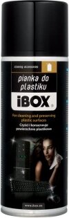 I-BOX műanyag tisztító hab, 400 ml. I-BOX műanyag tisztító hab, 400 ml.