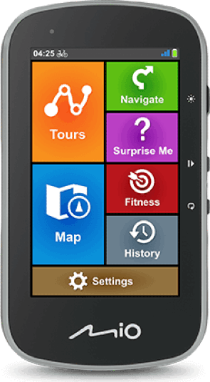 Mio Cyclo 4" Discover Plus GPS Kerékpáros Navigáció (Teljes EU Térkép)