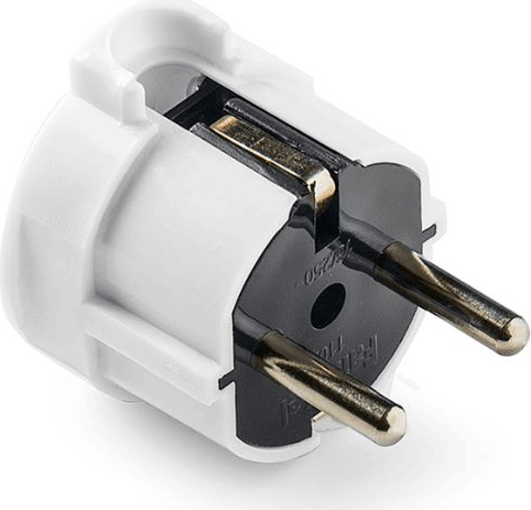 Famatel 1102 Földelt dugvilla - Fehér