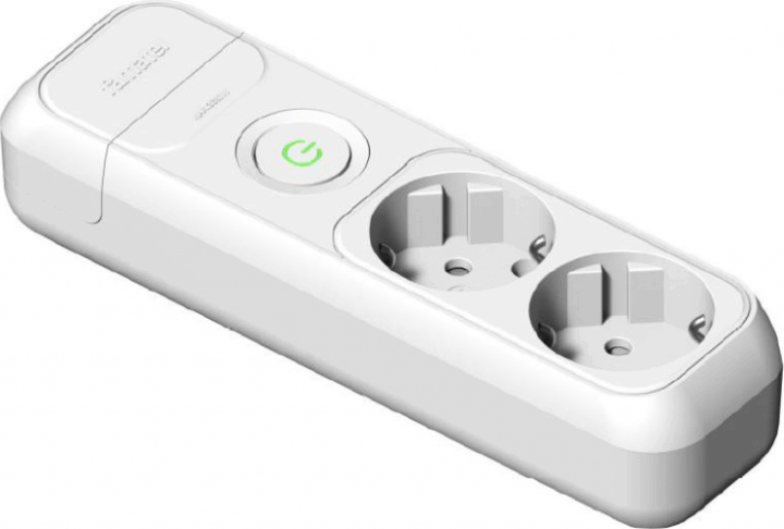 Famatel 2532 250V Elosztó 2 aljzatos - Fehér