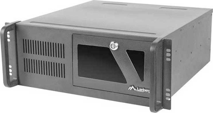 Lanberg 19" Fekvő rack ház 4U 450x430mm - Fekete