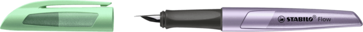 Stabilo Flow Cosmetic Kék Törölhető Tintapatronos Töltőtoll - Zöld/Levendula