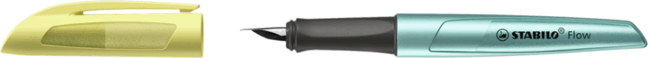 Stabilo Flow Cosmetic Kék Törölhető Tintapatronos Töltőtoll - Sárga/Kék