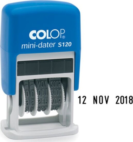 Colop S120 Fordított Dátumbélyegző - Kék