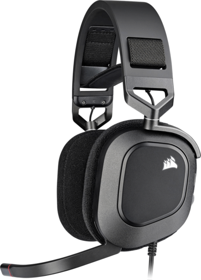 Corsair HS80 RGB 7.1 Vezetékes Gaming Headset - Szürke Corsair HS80 RGB 7.1 Vezetékes Gaming Headset - Szürke