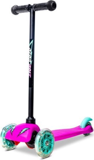 Yvolution Neon Bolt háromkerekű roller - Rózsaszín