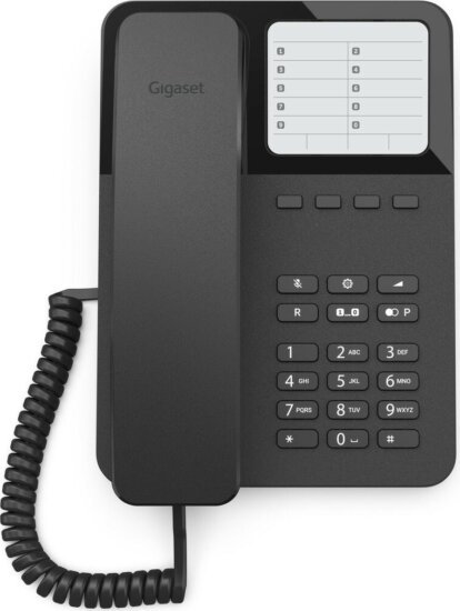 Gigaset DESK 400 Asztali Telefon - Fekete