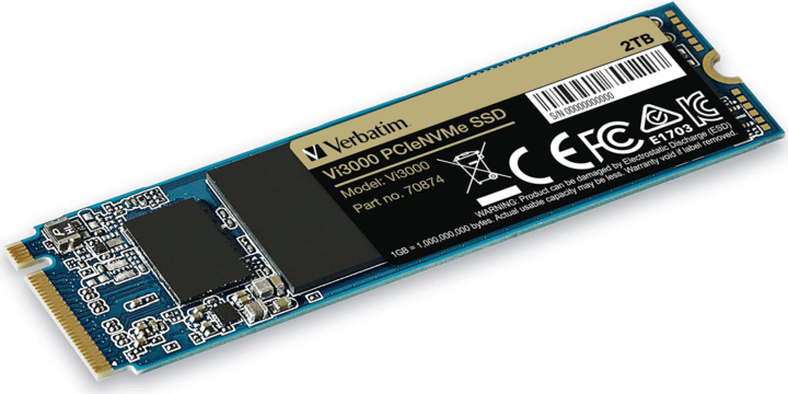 Verbatim 2TB Vi3000 M.2 PCIe SSD Verbatim 2TB Vi3000 M.2 PCIe SSD