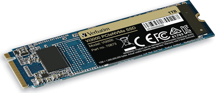 Verbatim 1TB Vi3000 M.2 PCIe SSD Verbatim 1TB Vi3000 M.2 PCIe SSD
