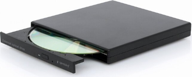 Gembird DVD-USB-04 Külső USB 2.0 DVD író - Fekete Gembird DVD-USB-04 Külső USB 2.0 DVD író - Fekete