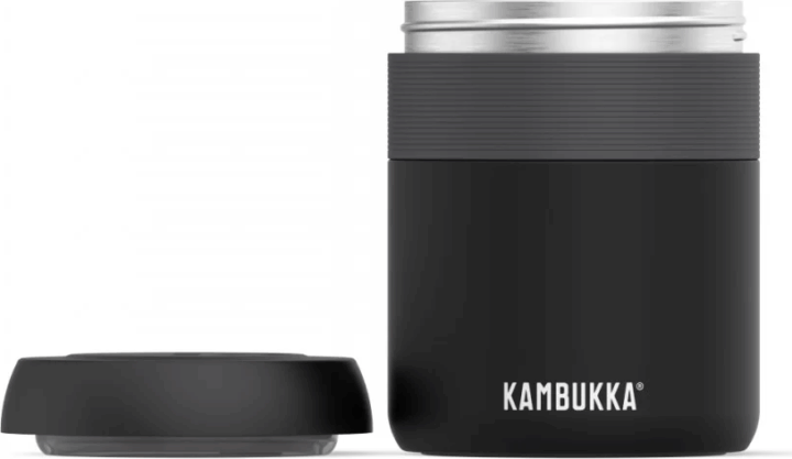 Kambukka Bora Matte Black 600ml Ételtermosz - Fekete Kambukka Bora Matte Black 600ml Ételtermosz - Fekete