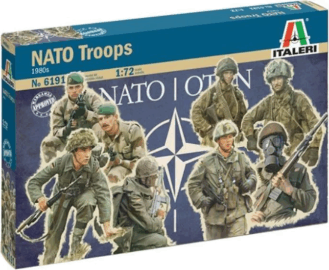 Italeri NATO katonák a 80-as évekből műanyag modell (1:72)