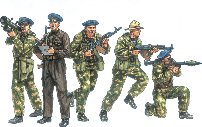 Italeri Szovjet Speciális Erők katonái a '80 évekből műanyag modell (1:72) Italeri Szovjet Speciális Erők katonái a '80 évekből műanyag modell (1:72)