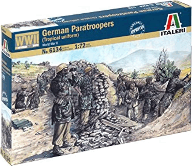 Italeri II. világháborús német ejtőernyősök trópusi egyenruhában műanyag modell (1:72) Italeri II. világháborús német ejtőernyősök trópusi egyenruhában műanyag modell (1:72)