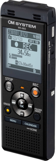 Olympus WS-883 Diktafon - Fekete