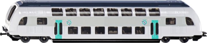 Siku RATP emeletes vonat fém modell (1:87) Siku RATP emeletes vonat fém modell (1:87)