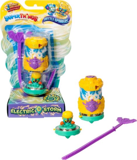 Magic Box SuperThings Harcpörgettyű figurával - Electric Storm többfajta