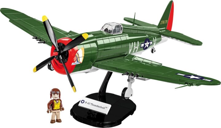 Cobi P-47 Thunderbolt vadászrepülőgép 477 darabos építő készlet Cobi P-47 Thunderbolt vadászrepülőgép 477 darabos építő készlet