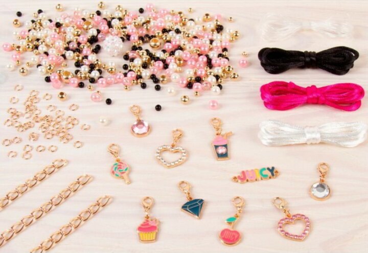 Make It Real Juicy Couture ékszerkészítő készlet - Pink