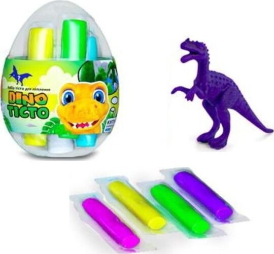 Lovin'Do Meglepetés dinó tojás gyurmával és figurával 80g - Vegyes