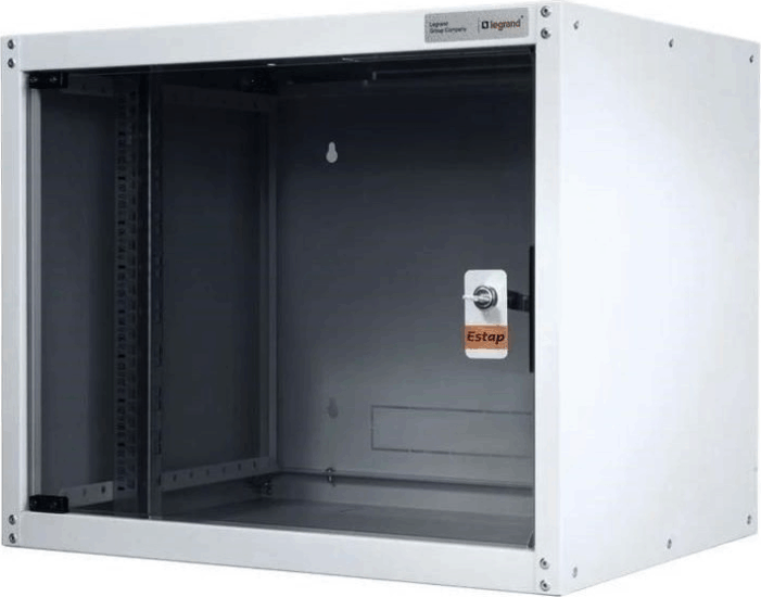 Legrand 19" Fali rack szekrény 12U 626x600mm - Szürke