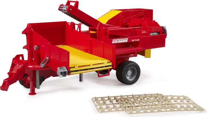 Bruder Grimme SE 75-30 Burgonyabetakarító gép műanyag modell (1:16)