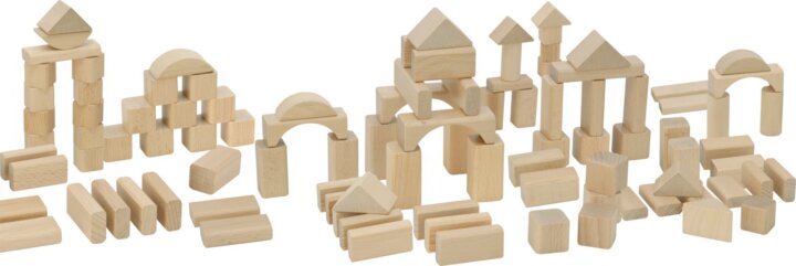 Eichhorn Natur 100 darabos építőkocka készlet Eichhorn Natur 100 darabos építőkocka készlet