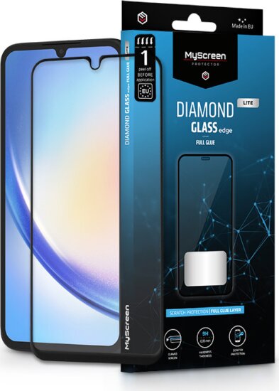 MyScreen Protector Diamond Glass Lite Edge Samsung Galaxy A34 5G Edzett üveg kijelzővédő