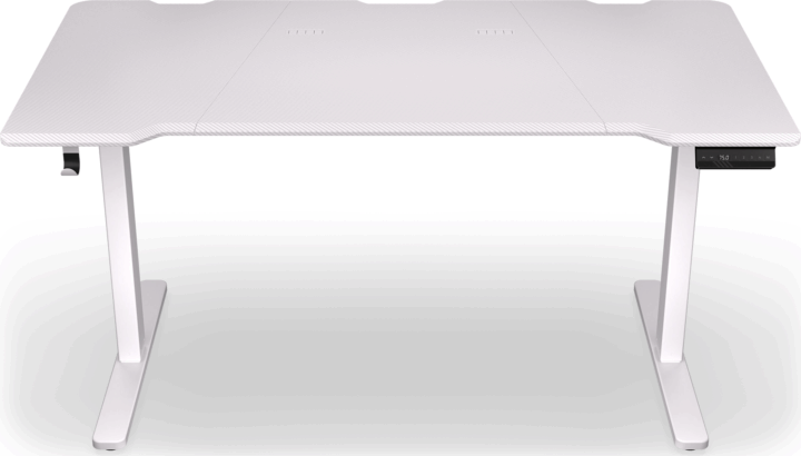 Endorfy Atlas L Electric Onyx Gamer asztal - Fehér