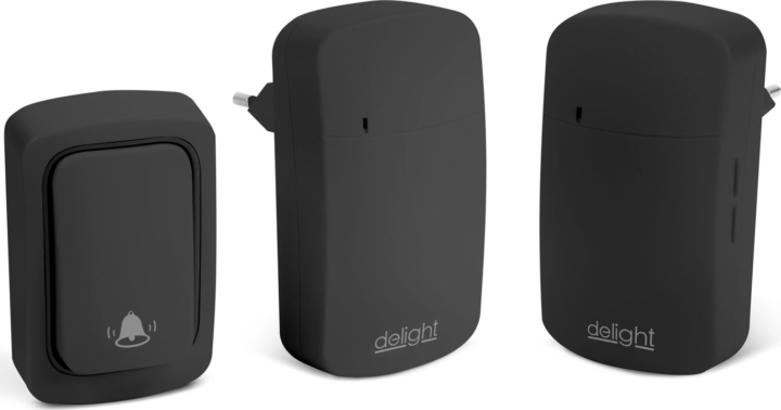 Delight 55345BK-2 Vezeték nélküli csengő