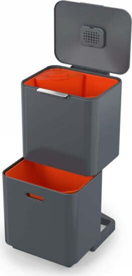 Joseph Joseph Totem 2 x 30 literes szelektív szemetes - Szürke