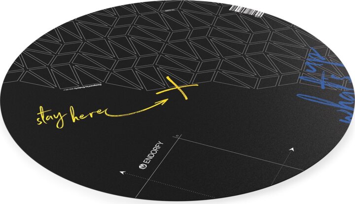 Endorfy FP110C Gaming szőnyeg - Fekete (110 x 110 cm)