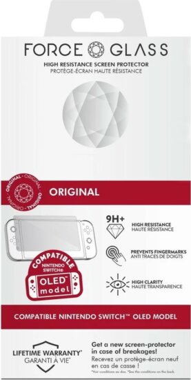 Nacon Nintendo Switch OLED Edzett üveg kijelzővédő