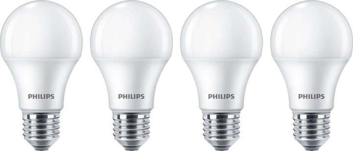 Philips LED A60 izzó 10W 1055lm 2700K E27 - Meleg fehér (4 db)