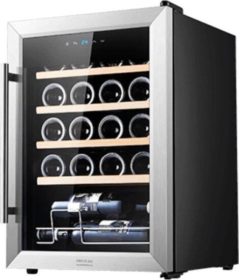 Cecotec Grand Sommelier 2000 Szabadonálló Borhűtő 12 palack - Fekete