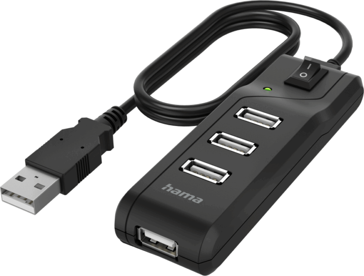 Hama FIC 200118 USB Type-A 2.0 HUB (4 port)